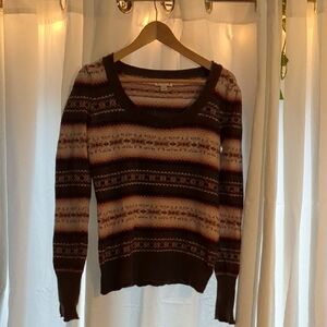 Women's Multicolor Patterned Sweater